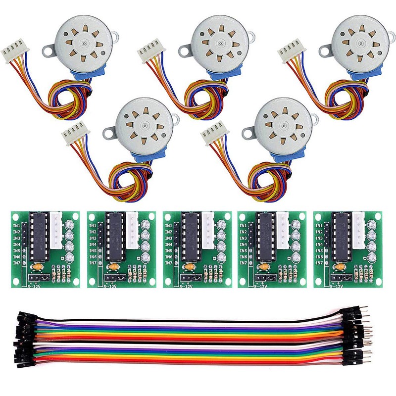 Stepper Motor 28Byj - 5 Juegos de Motor paso a