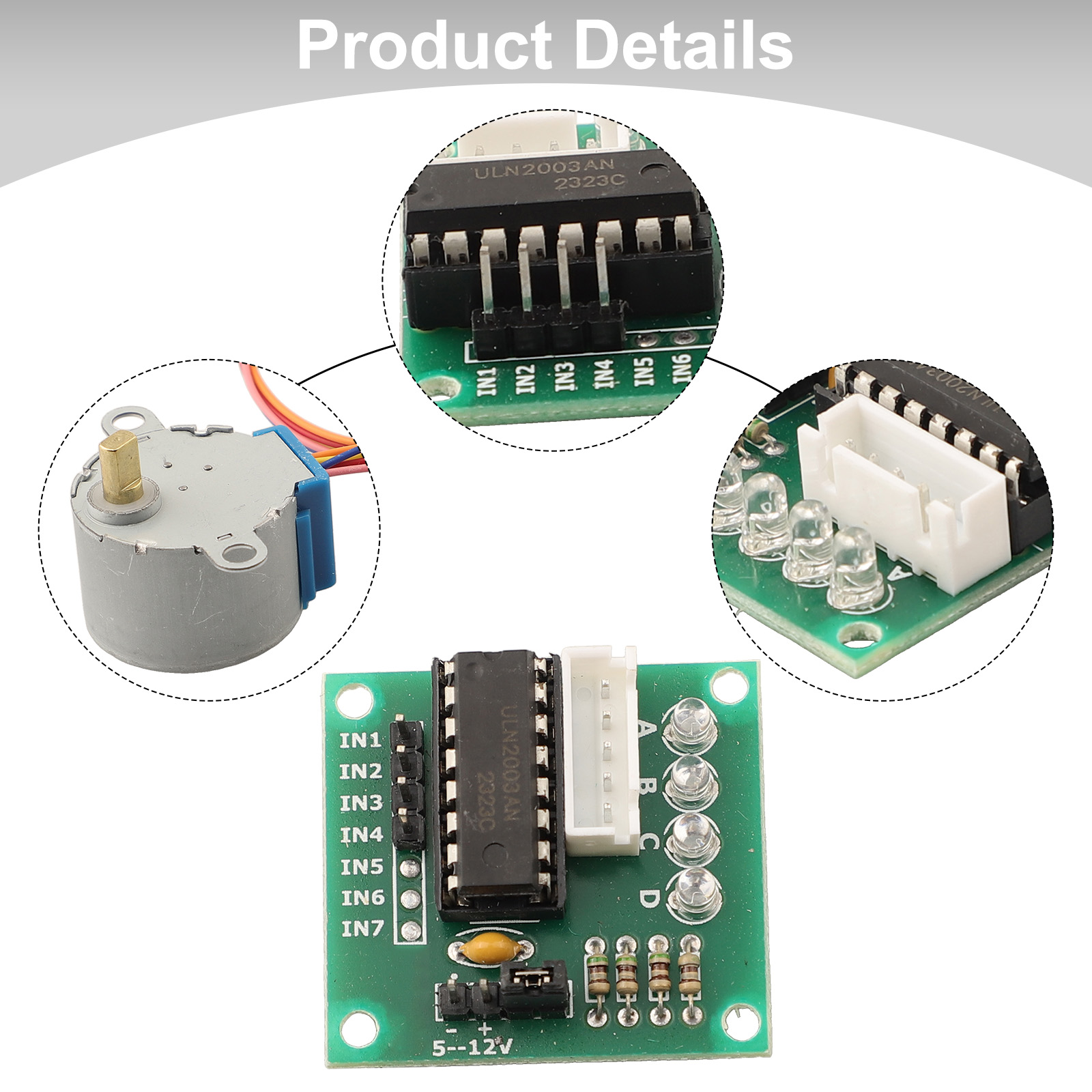 Stepper Motor 28Byj - Motor paso a paso de 4