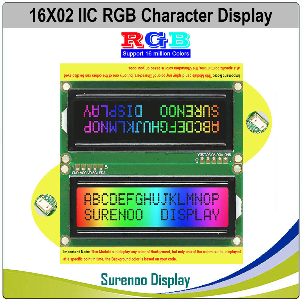 Lcd 1602 - Grove 162 16X2 1602 3,3-5V serie