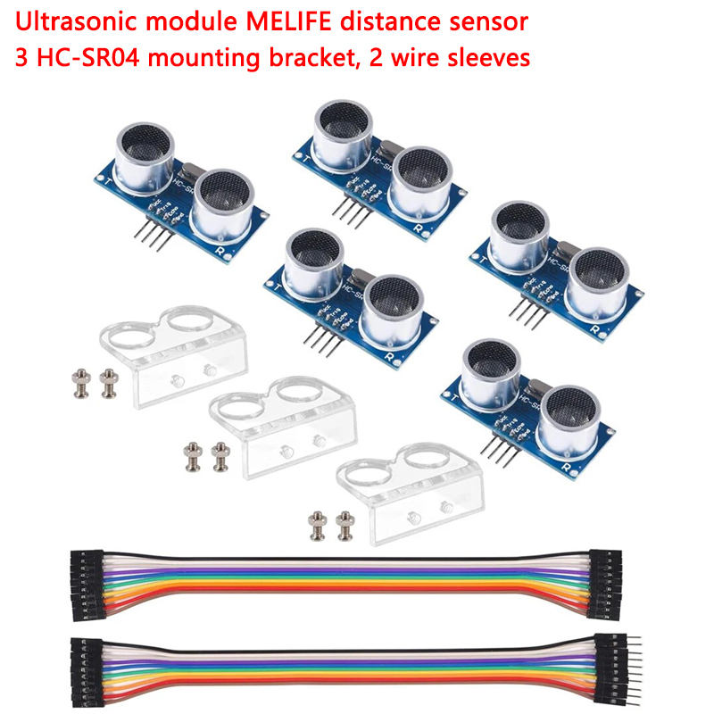 Ultrasonic Sensor Hc-Sr04 - 5 módulos ultrasónicos, sensor de distancia