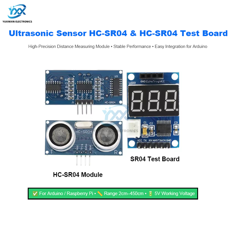 Ultrasonic Sensor Hc-Sr04 - Sensor ultrasónico HC-SR04 HCSR04 Módulo de