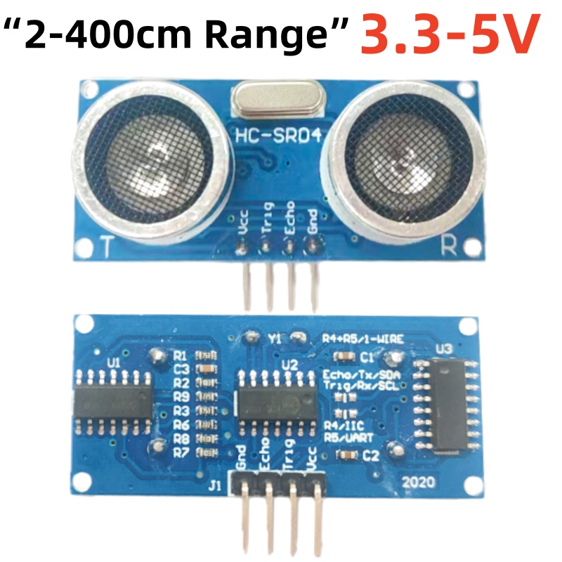 Ultrasonic Sensor Hc-Sr04 - 1-10 Uds HC-SR04 Sensor ultrasónico 2-400cm