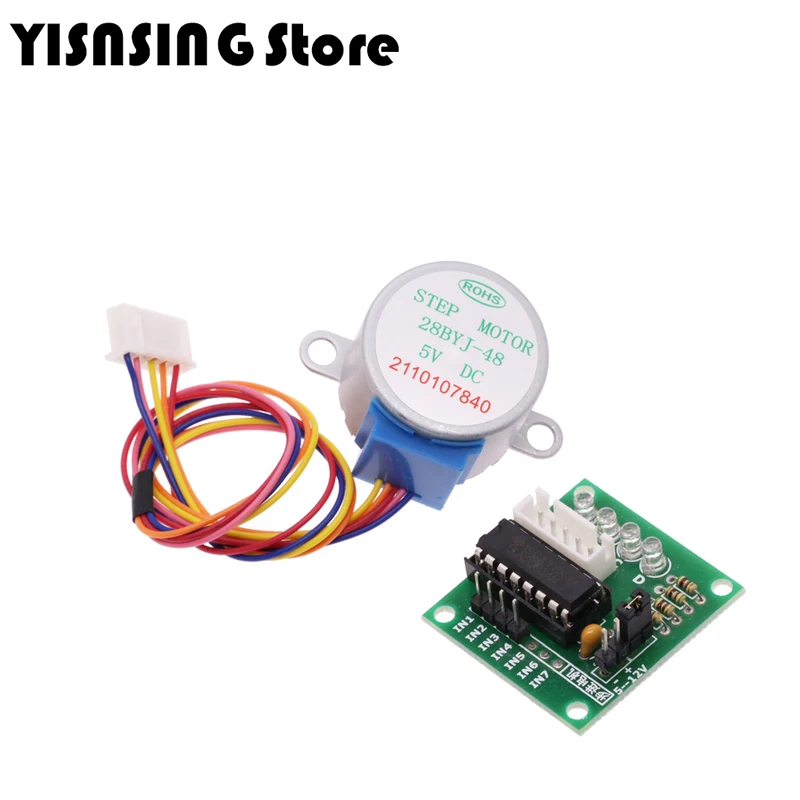 5V 4 fases 28BYJ-48 DC engrana - Stepper Motor 28Byj reseña y precio