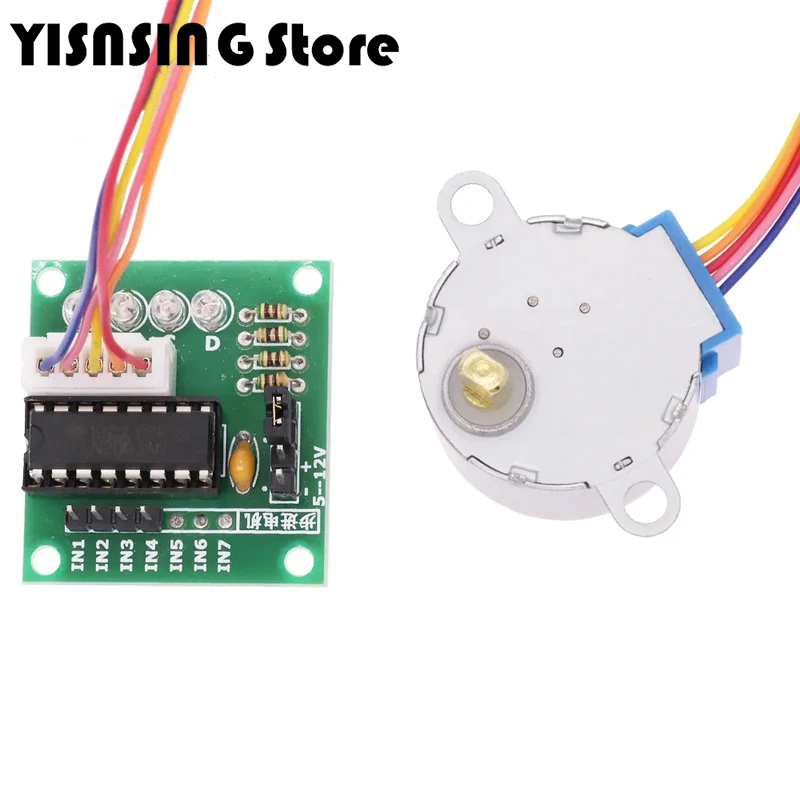 5V 4 fases 28BYJ-48 DC engrana - Stepper Motor 28Byj reseña y precio