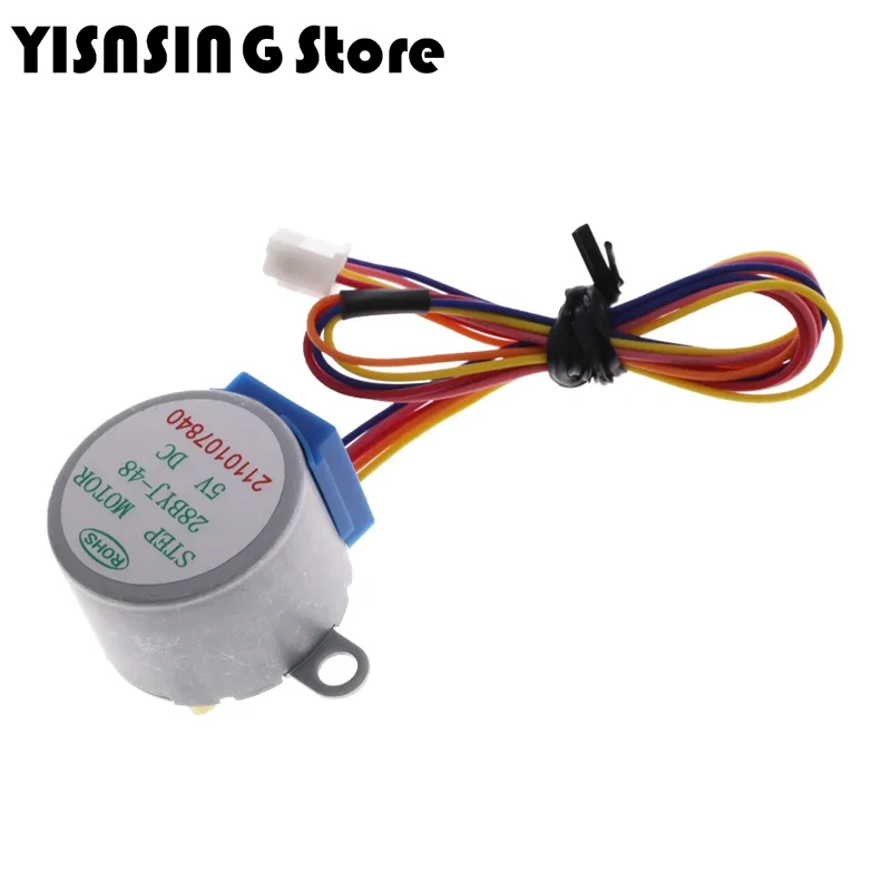 5V 4 fases 28BYJ-48 DC engrana - Stepper Motor 28Byj reseña y precio