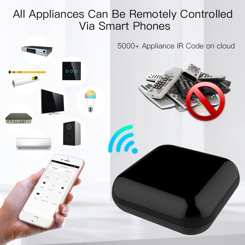 MOES Tuya WiFi IR RF remoto pa - Ir Remote Module reseña y precio