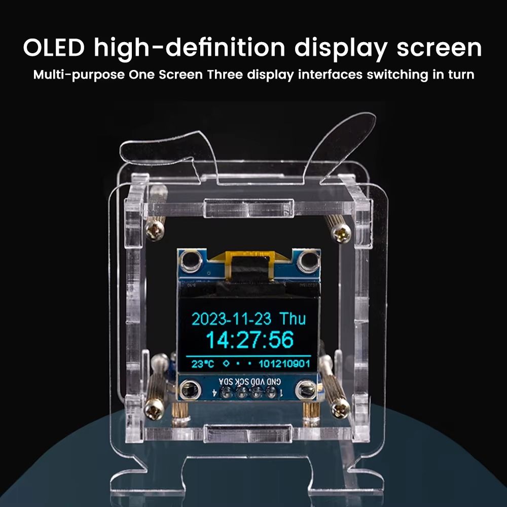 Kit de Reloj con Pronóstico de - Oled Display 0.96 reseña y precio