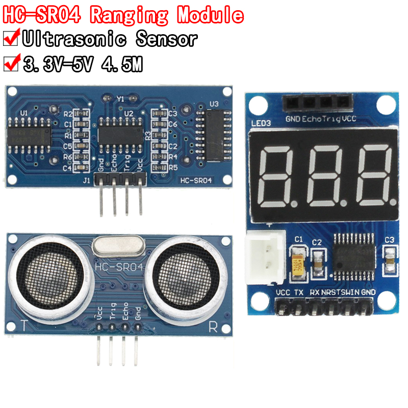 Sensor ultrasónico HC-SR04 HCS - Ultrasonic Sensor Hc-Sr04 reseña y precio