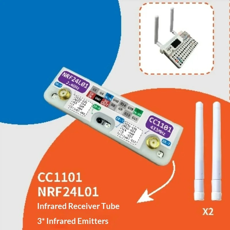 Módulo RF 3 en 1 M5Stack CardP - Nrf24L01 reseña y precio