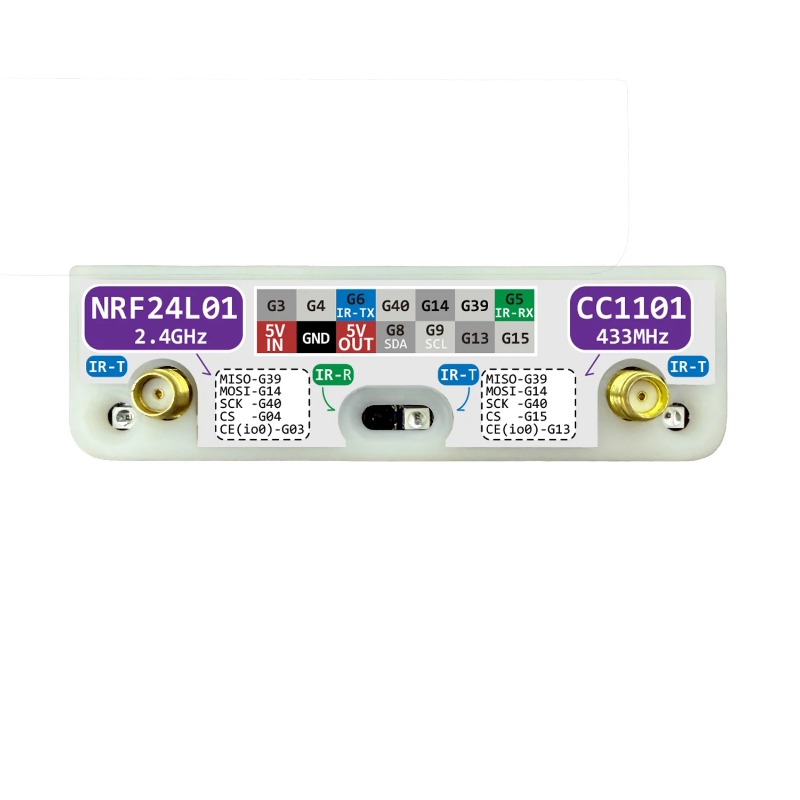 Módulo RF 3 en 1 M5Stack CardP - Nrf24L01 reseña y precio