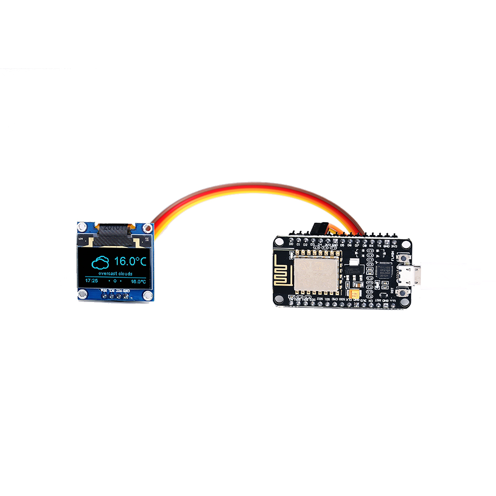 Estación meteorológica ESP8266 - Oled Display 0.96 reseña y precio