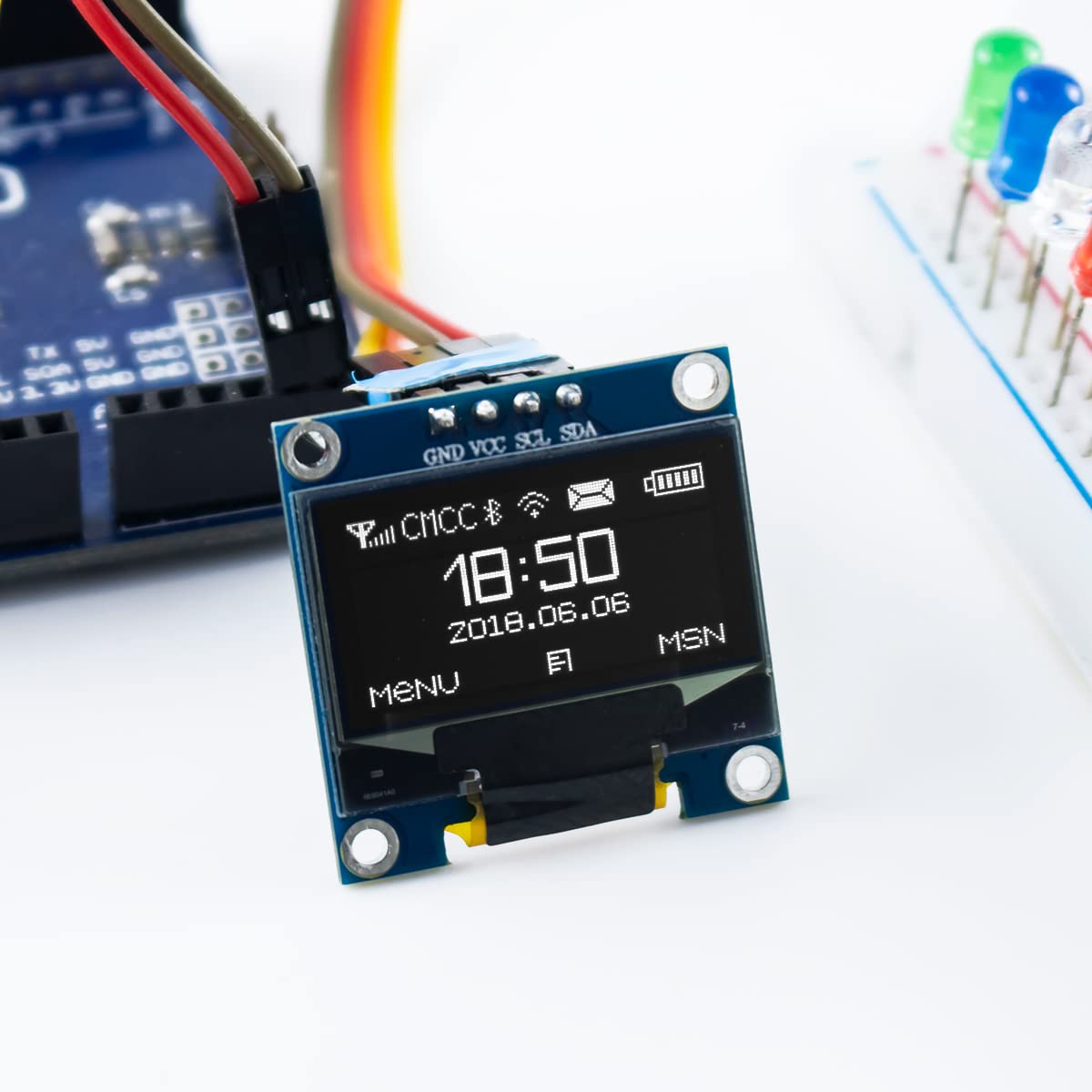 Módulo de pantalla OLED I2C II - Oled Display 0.96 reseña y precio