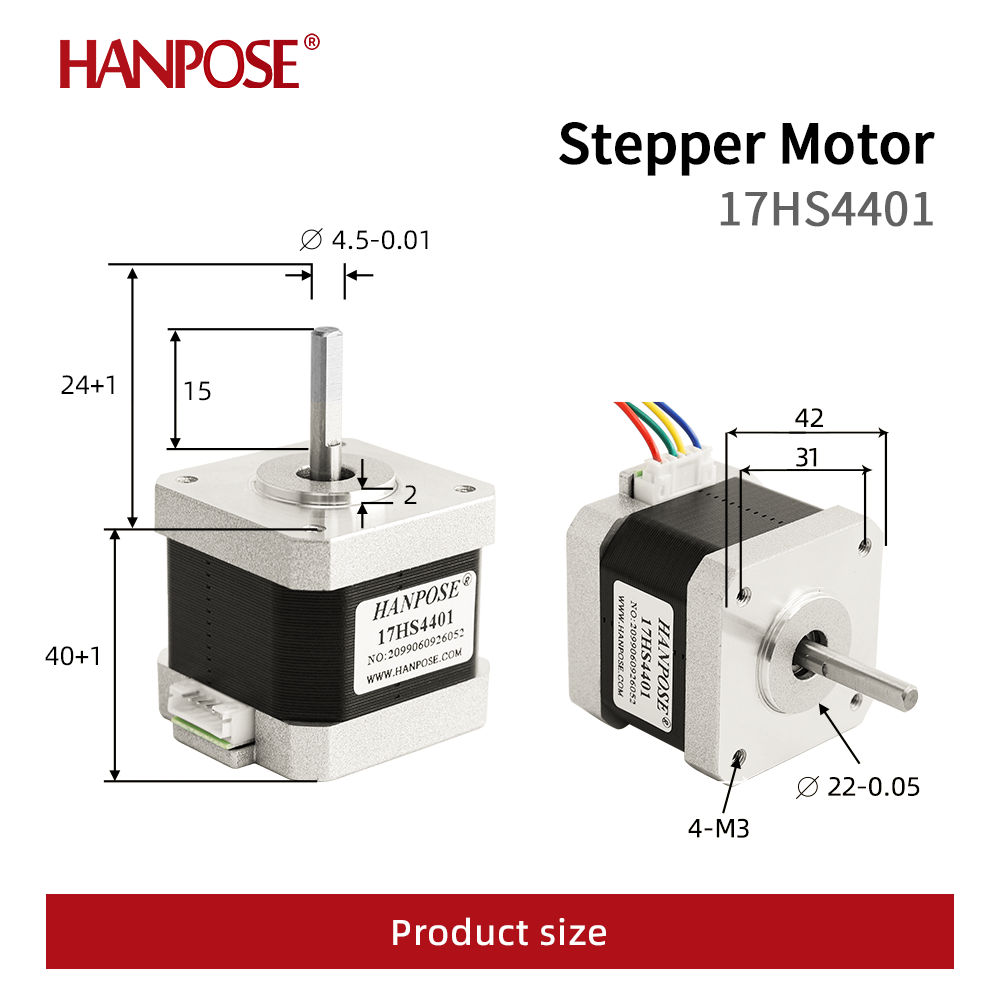 Motor paso a paso HANPOSE Nema - Stepper Motor 28Byj reseña y precio