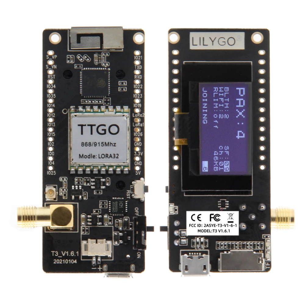 LILYGO ®   TTGO LoRa32 V2.1_1. - Oled Display 0.96 reseña y precio
