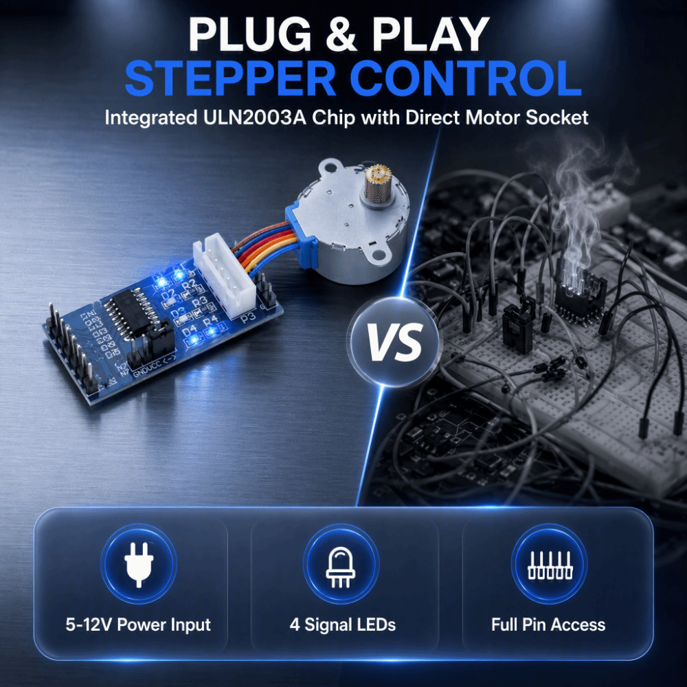 5 unidades de placa controlado - Stepper Motor 28Byj reseña y precio