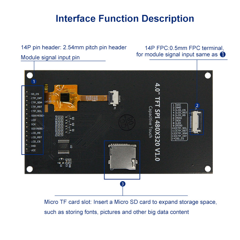 Módulo LCD TFT SPI de 4,0 pulg - Tft Display 2.4 reseña y precio