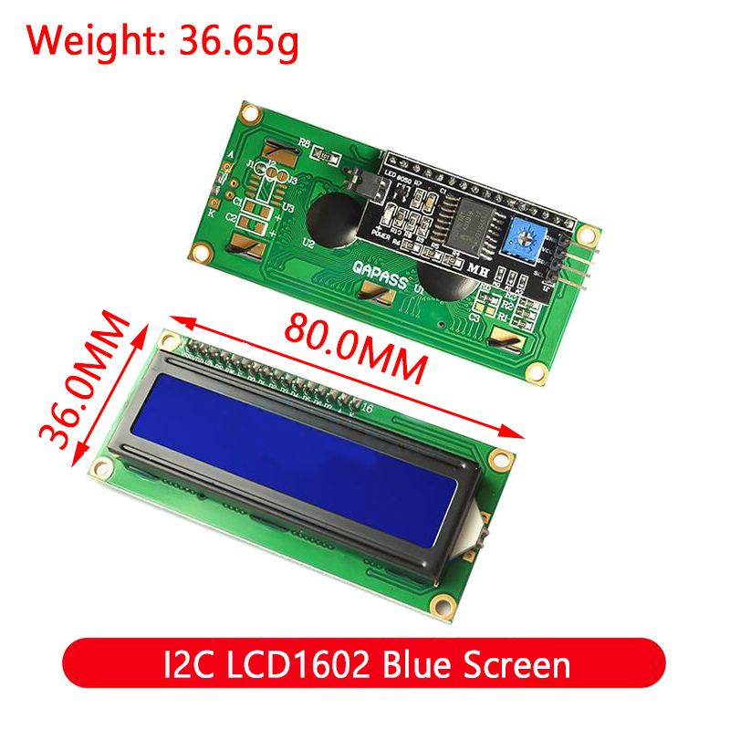 Módulo LCD para Arduino 0802,  - Lcd 1602 reseña y precio