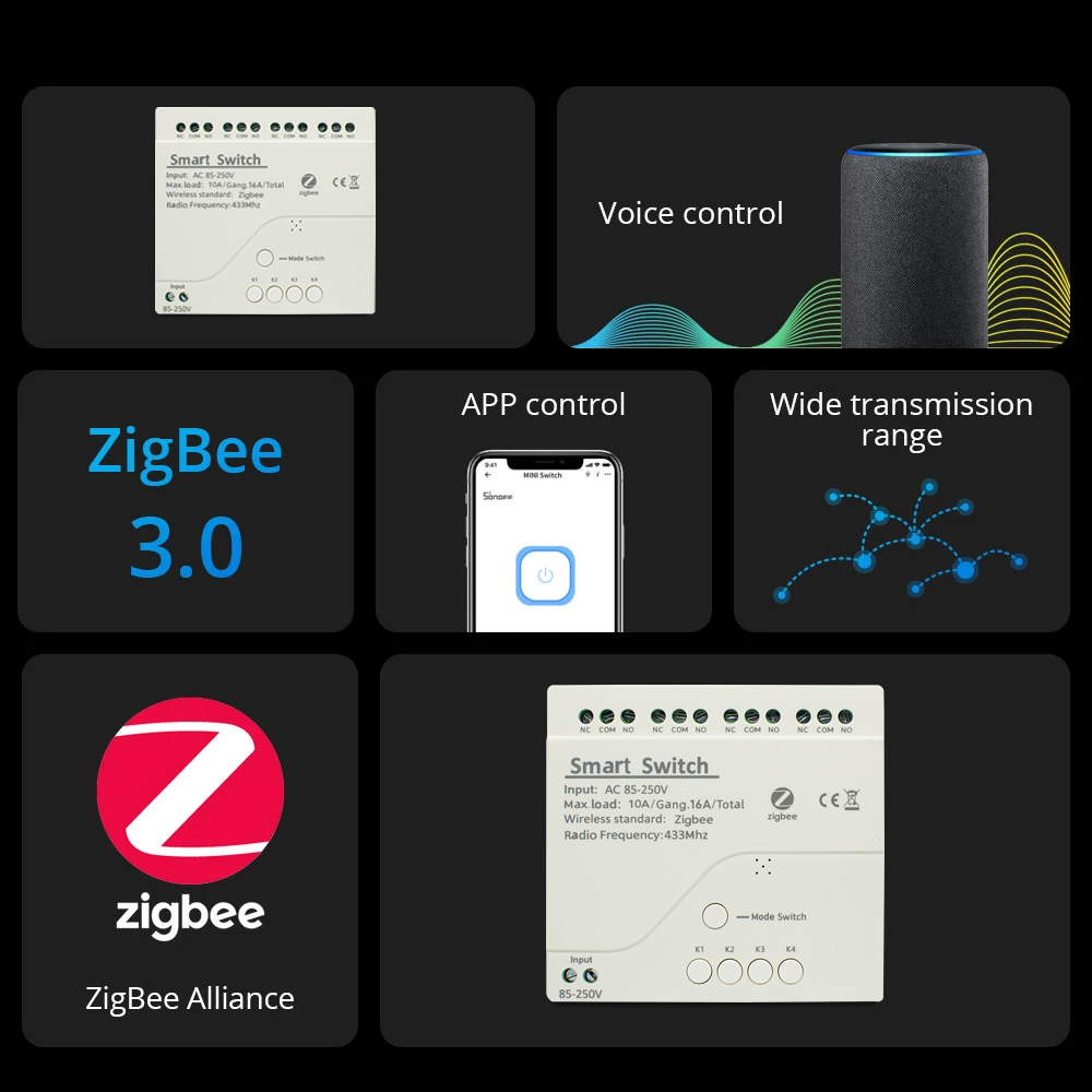Módulo de relé ZigBee de 1 can - Ir Remote Module reseña y precio