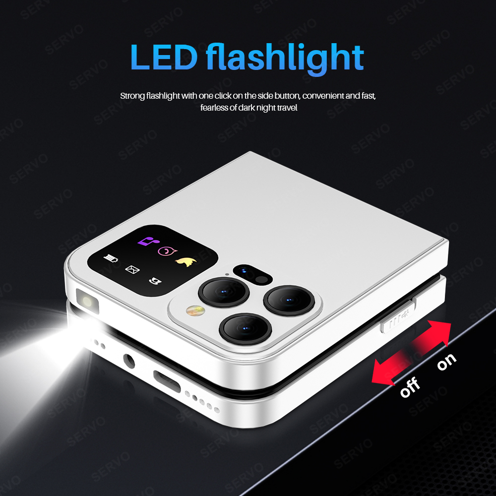 SERVO A50 PRO Flip teléfono mó - Tft Display 2.4 reseña y precio