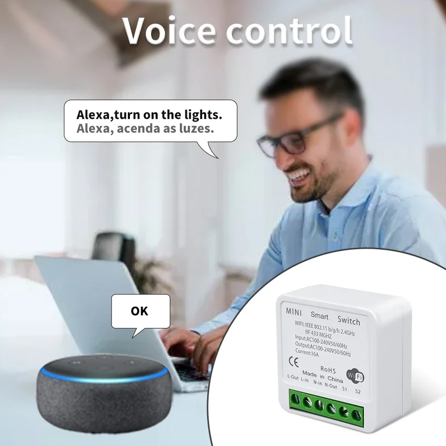 Wifi RF 433MHz interruptor int - Ir Remote Module reseña y precio