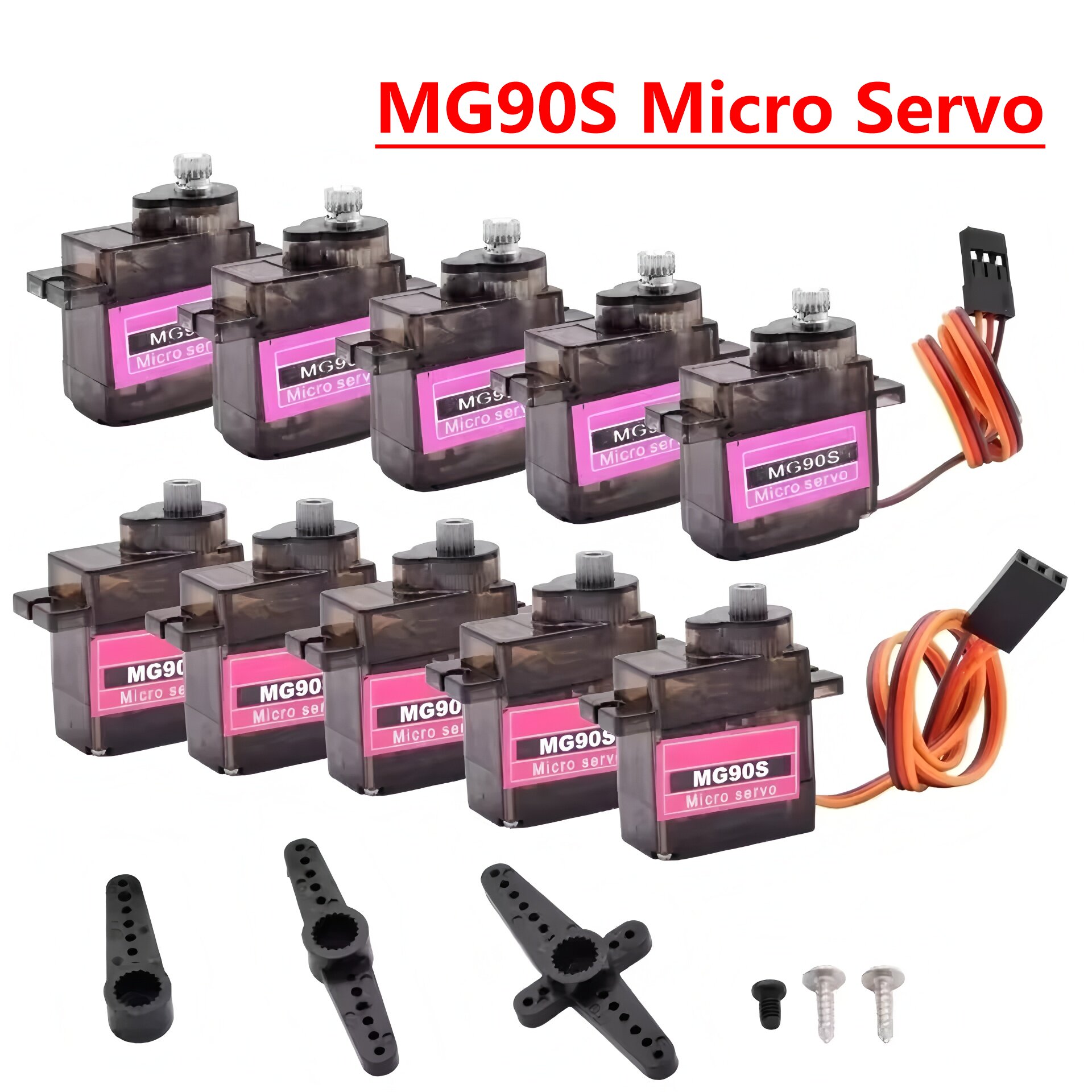4/5/10/20 piezas MG90S Micro s - Servo Sg90 reseña y precio
