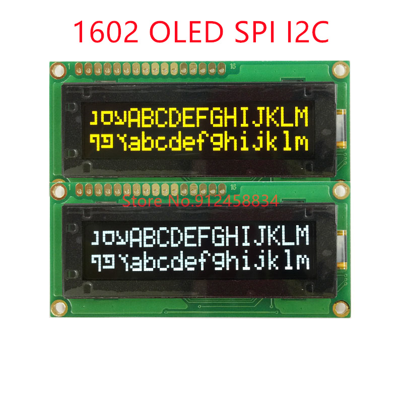 1602 16X2 OLED SPI I2C 3,3 v o - Lcd 1602 reseña y precio