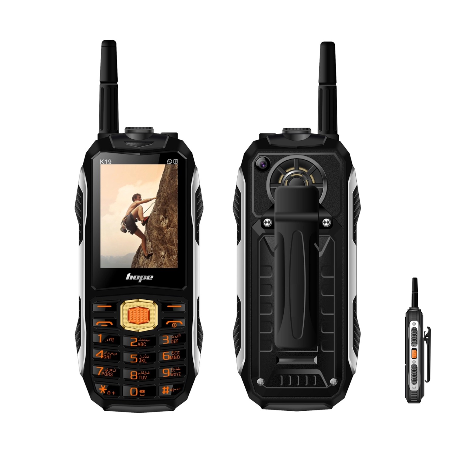 Teléfono resistente con 4 SIM, - Tft Display 2.4 reseña y precio