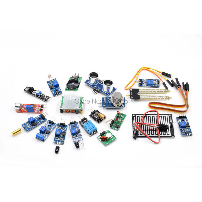 Kit de 16 tipos de módulos de  - Ultrasonic Sensor Hc-Sr04 reseña y precio